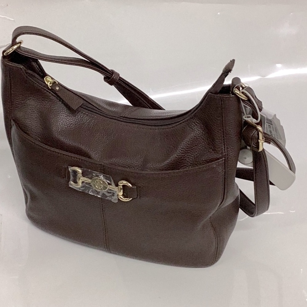 Giani Bernini Horsebit Detail leather Hobo